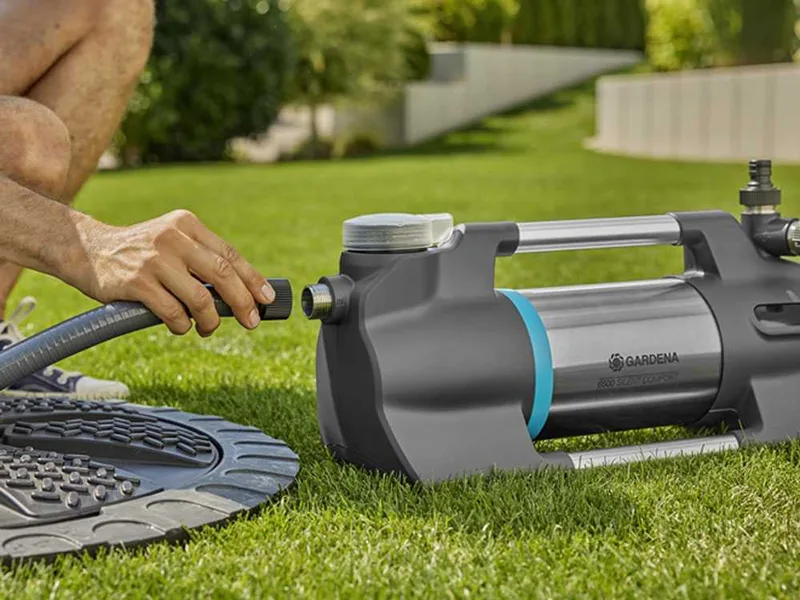 Gardena 6500 SilentComfort – Pompe électrique de jardin pour arrosage – Contrôle via Bluetooth - 1300 W