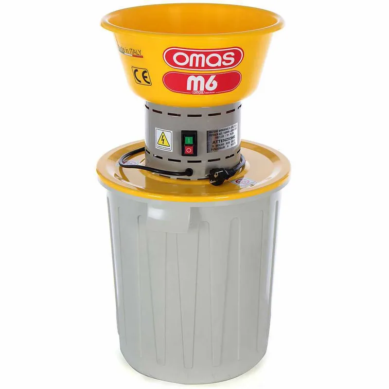 Omas - Moulin à grains électrique pour céréales - 1600 Watts