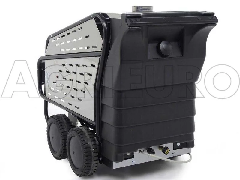 ITM - HOT STEEL 150/15 - Nettoyeur professionnel haute pression à eau chaude - triphasé - 150 bar - 900 l/h - INOX