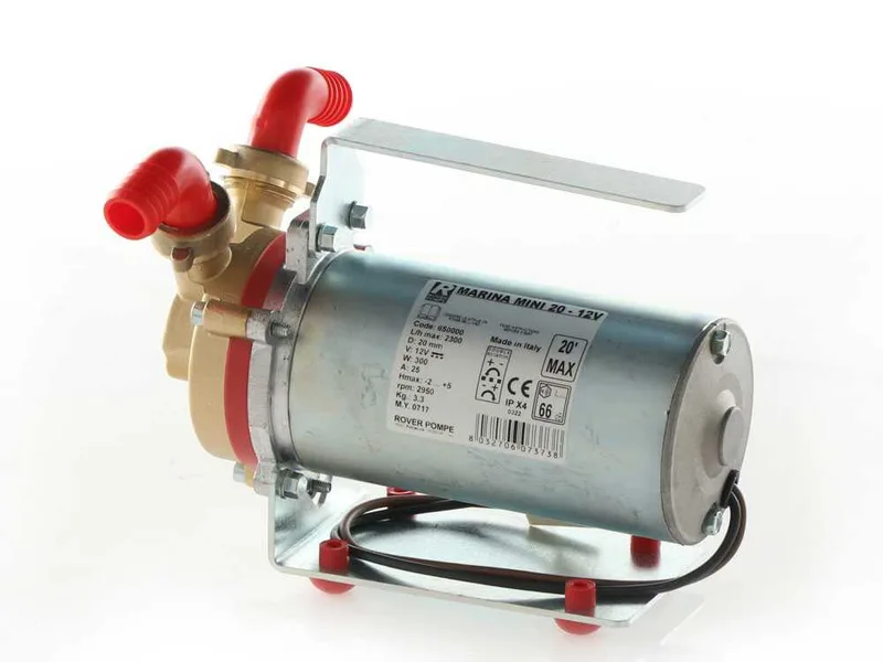 Rover Marina Mini 20 - Pompe de transfert électrique en bronze - 24 V