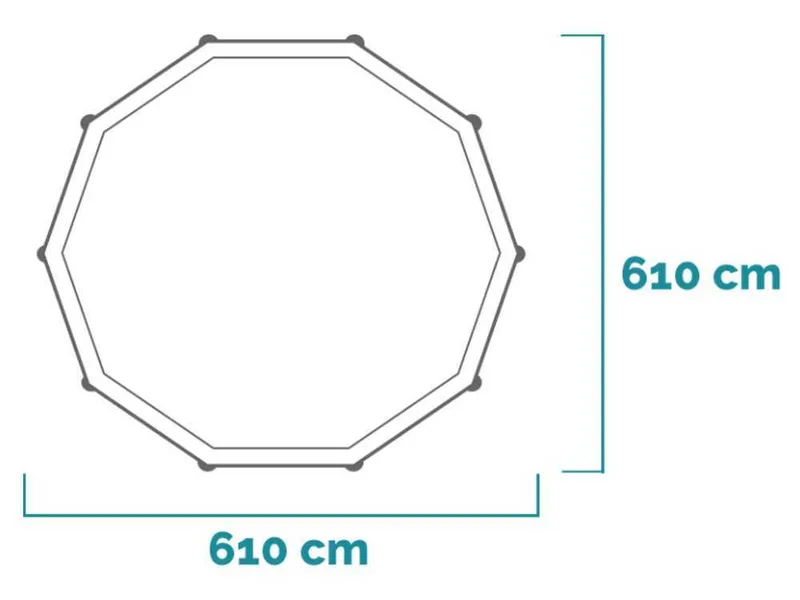 Intex Ultra XTR Frame 26334NP - Ø610x122 cm - Piscine Ronde