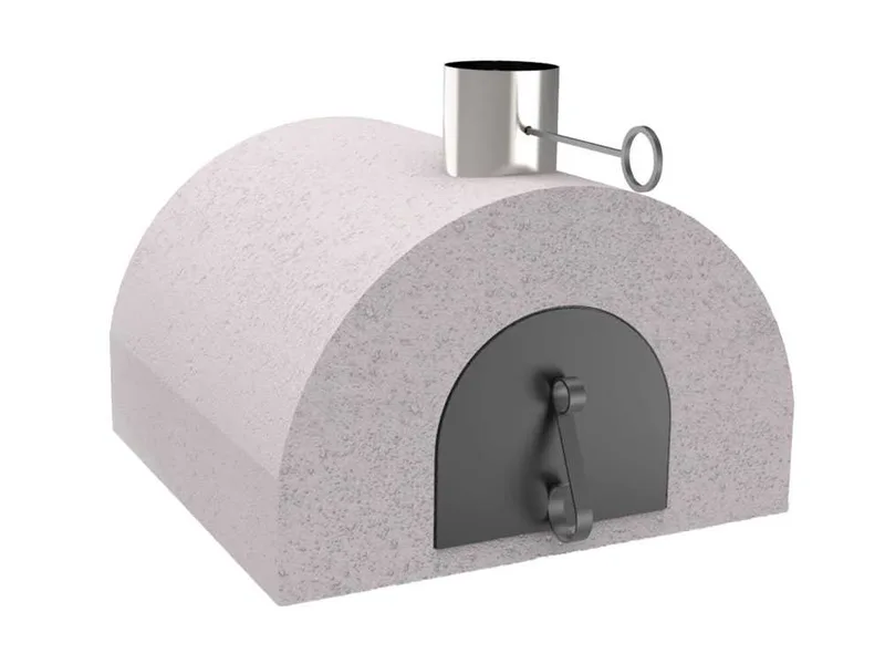 Edilmark FR 1600 - Four à bois encastrable avec plan de cuisson 86x84 cm