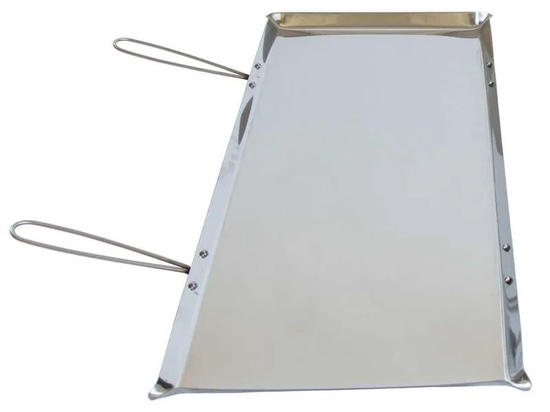 Cruccolini - Plaque lèchefrite en acier inox