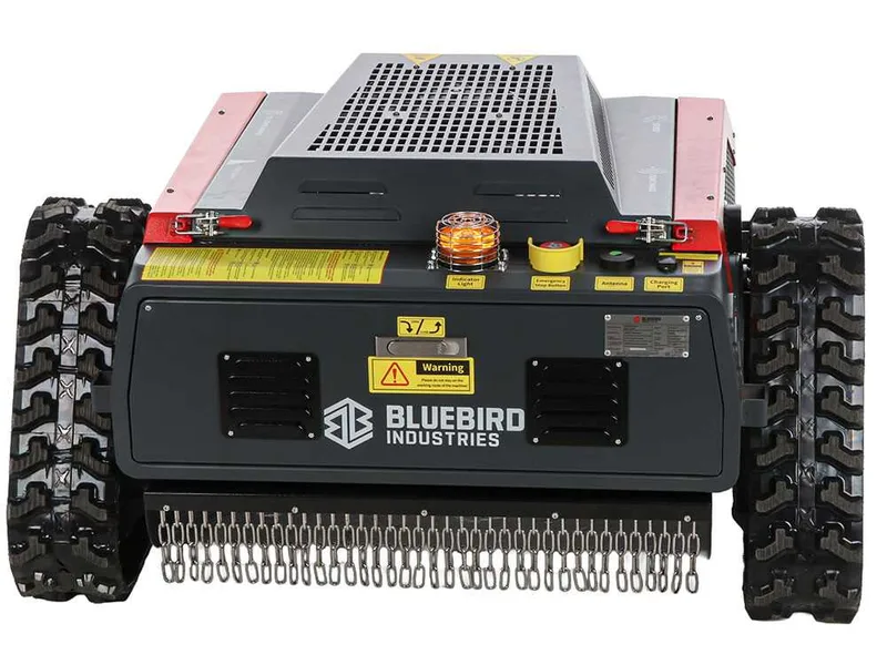 Blue Bird FM 24-70 - Robot débroussailleur à chenilles hybride (thermique + batterie) - Radiocommandé