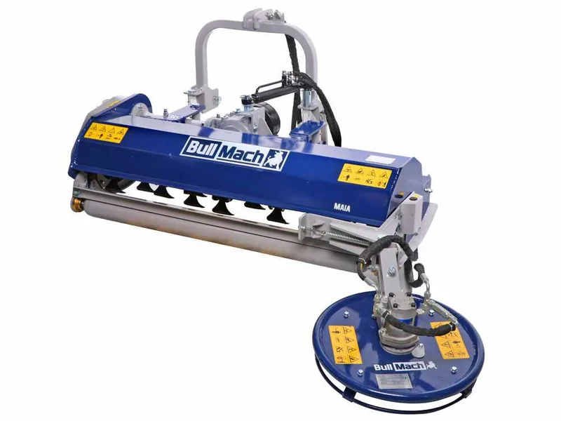 BullMach MAIA 155 SH - Broyeur pour tracteur avec disque interfilaire - Série médium - Déport hydraulique