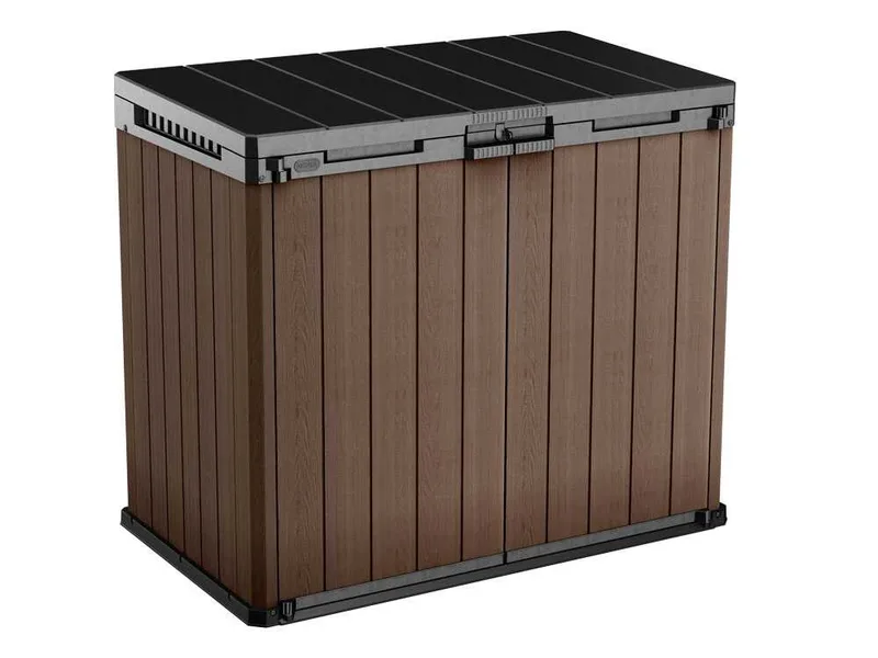 Keter Store it Out Darwin marron - Coffre à outils de jardin - 140 x 80 x 120 cm