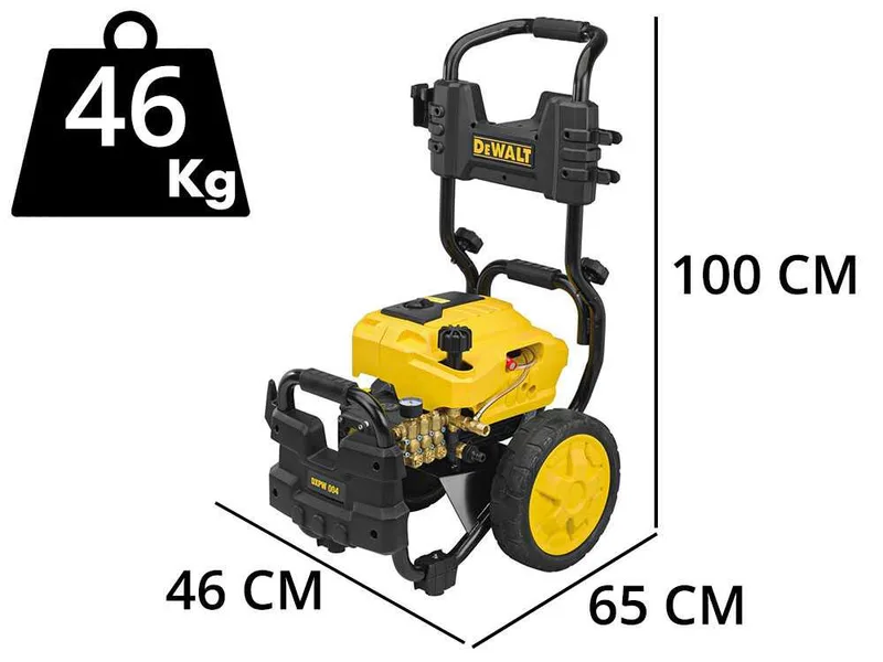 Nettoyeur haute pression DeWalt DXPW 005E - Triphasé de 200 bars max - 810L/H débit Max