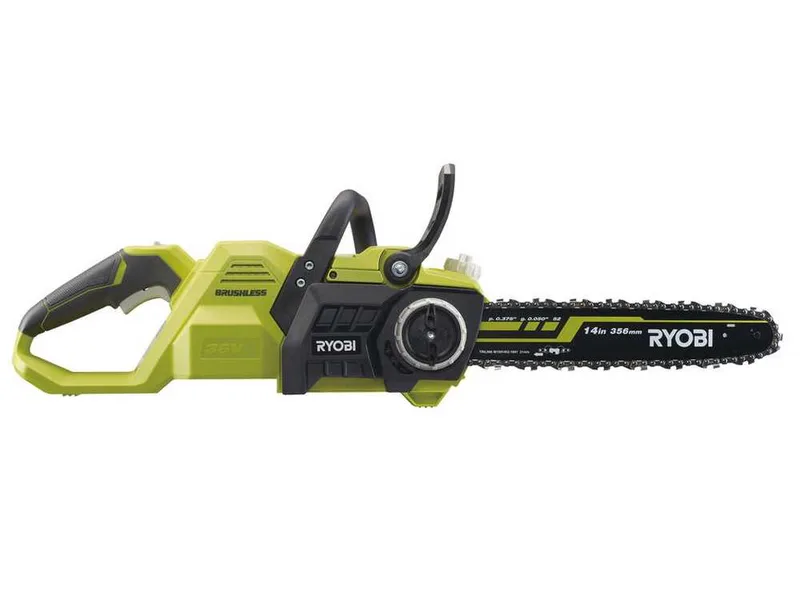 Ryobi brushless RY36CSX35A-0 - Tronçonneuse à batterie Max power 36V - Guide de 35 cm