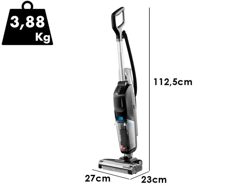 Bissel CrossWave HF2 Select - Autolaveuse - 2 en 1 Nettoie et sèche - 340 W