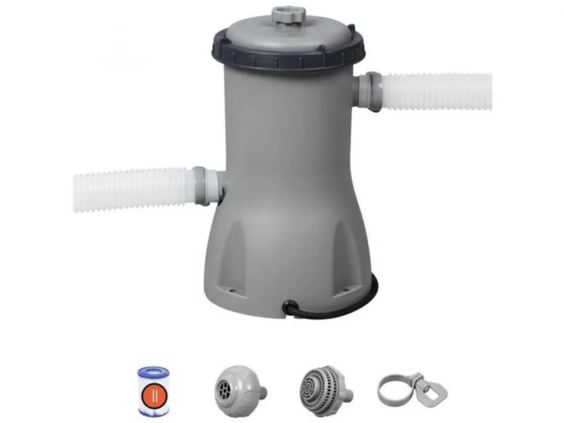 Pompe de filtration à cartouche Bestway 58386 - Débit d'eau 3028 l/h - 32 W