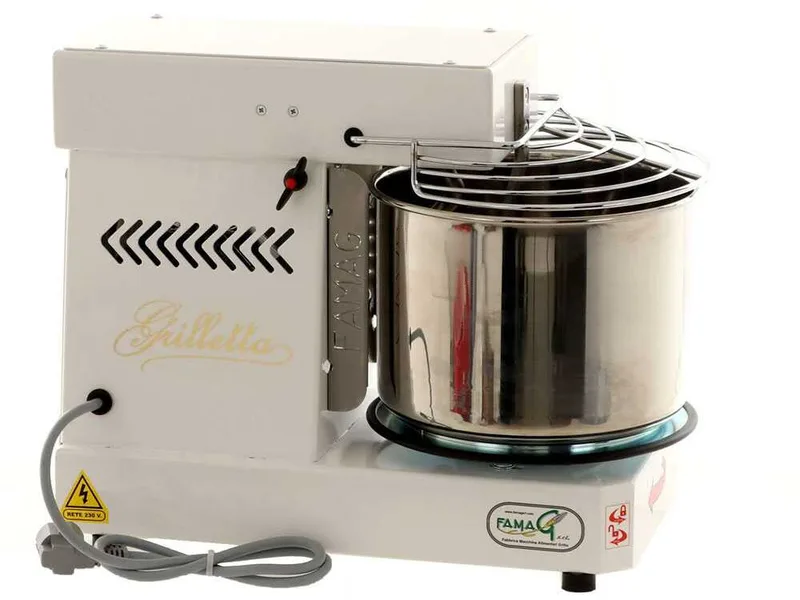Pétrin à spirale à haut niveau d'hydratation Famag Grilletta IM 5-S -10V-HH