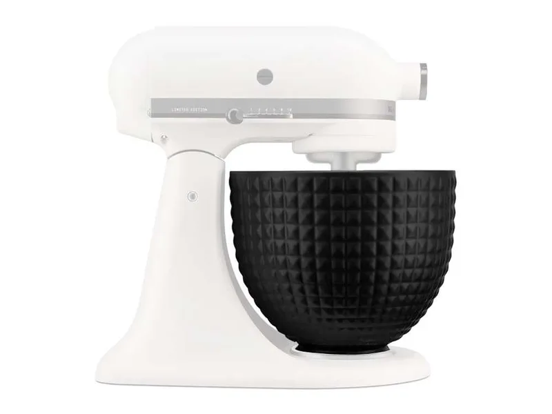 KitchenAid Black Studded - Bol en céramique 4,7 L