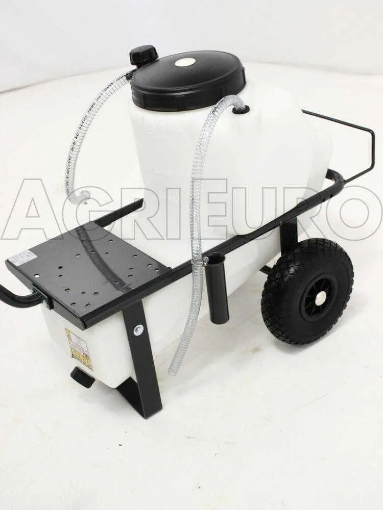 Chariot de pulvérisation avec cuve 55 L – motopompe applicable