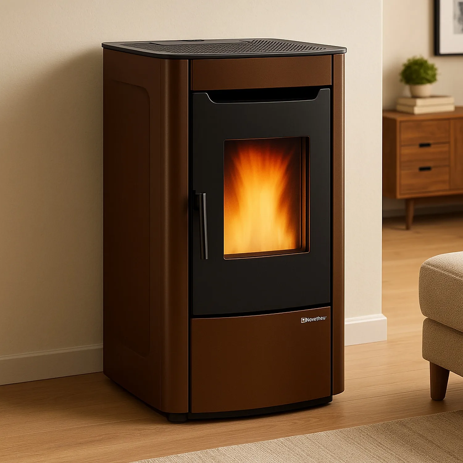 Extraflame sabry 5.0 evo - Bronze poêle à granulés prestige