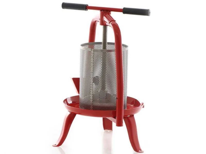 Baesso V20 - Pressoir à vis pour fruits et légumes 9 L – Cage en acier inoxydable