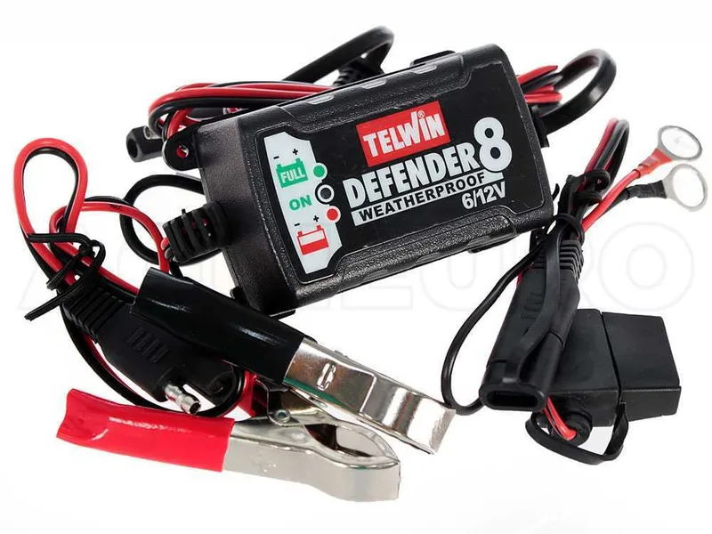 Telwin Defender 8 - Chargeur de batterie et mainteneur de charge intelligent - batteries au plomb 6/12V