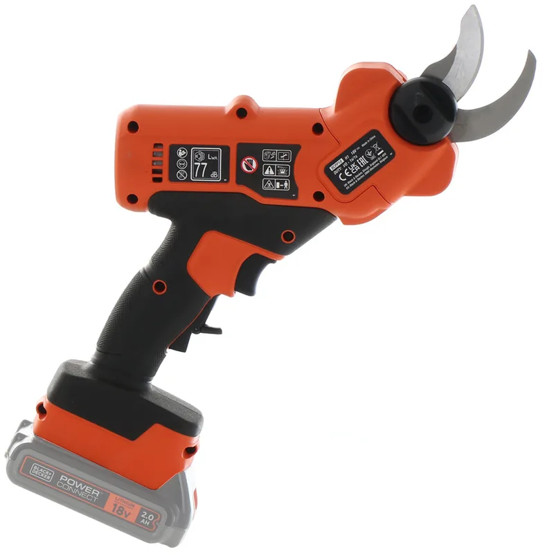 Sécateur de taille à batterie Black & Decker BCPP18D1-QW - Taille 25 mm - DE BATTERIE