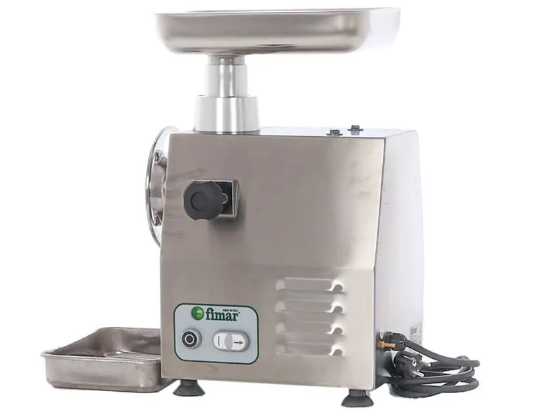 Fimar 22RS - Hachoir à viande électrique - 230 V - 1,5 CV - Groupe de hachage en INOX - Avec inverseur de marche