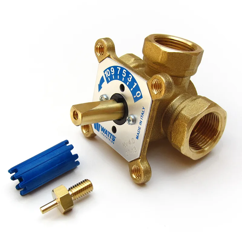 Mélangeur 3 voies avec servomoteur DN25, 1 pouce, Kvs 8,0