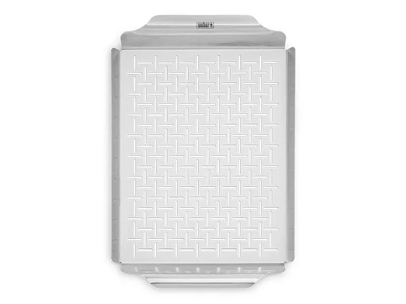 Plat de cuisson Deluxe en acier inox Weber