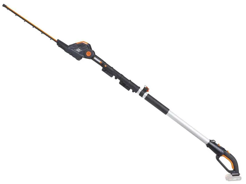 Worx WG908E - Élagueuse /Taille-haie multifonction à batterie sur perche - batterie 20V 2Ah
