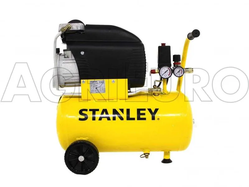 Stanley D210/8/24 - Compresseur d'air électrique monophasé - Moteur 2 CV - 24 L