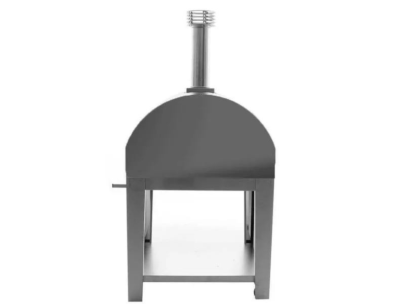 Fontana Mangiafuoco - Four à bois d'extérieur avec chariot - INOX