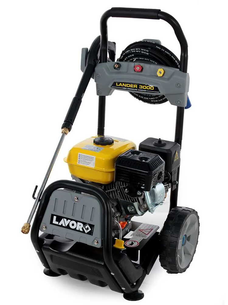 Nettoyeur haute pression thermique Lavor Lander 3000 avec moteur 196 cm3 à essence - 210 bar