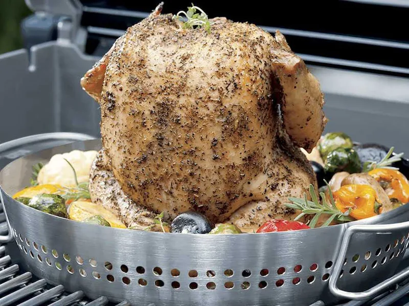 Support de cuisson pour poulet Weber