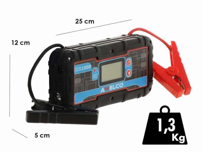 Awelco Ultra Charge 1000 - Démarreur de secours - pratique et portable