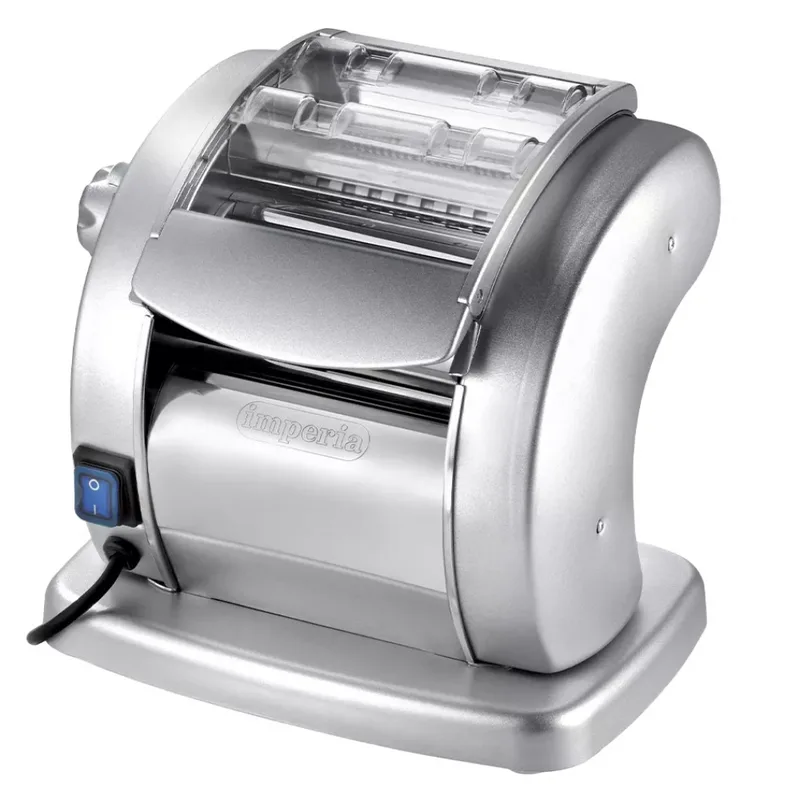 Imperia PastaPresto Gourmet gris argenté - Machine à pâtes électrique en INOX