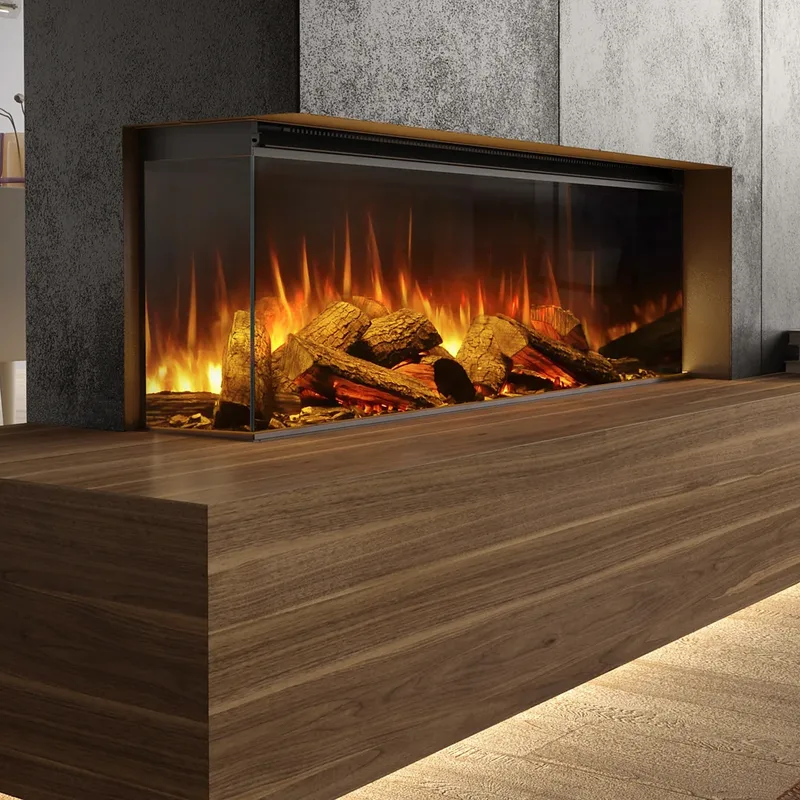 La Nordica Lumen 1200 Cheminée électrique LED anthracite