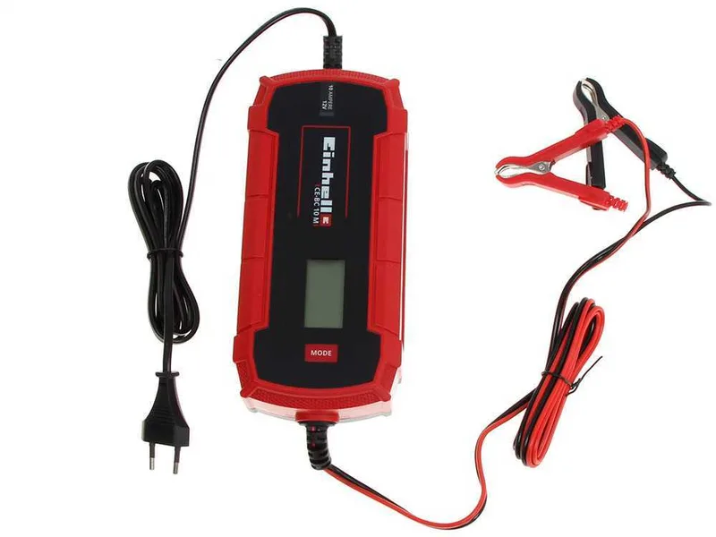 Einhell CE-BC 10 M - Chargeur de voiture automatique - 12V - batteries de voiture et moto jusqu'à 200A