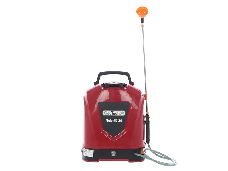 GeoTech NEBRIX 20 - Pompe de pulvérisation à dos à batterie - 20 litres - 12 V 8 Ah