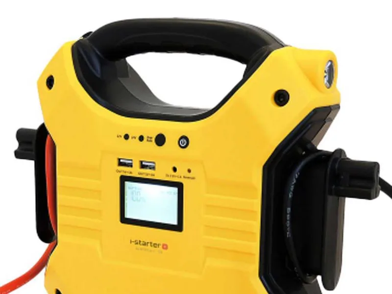 Intec I-Starter X - Démarreur d'urgence, 12/24V - Portable à batterie - Courant de démarrage 1200 A