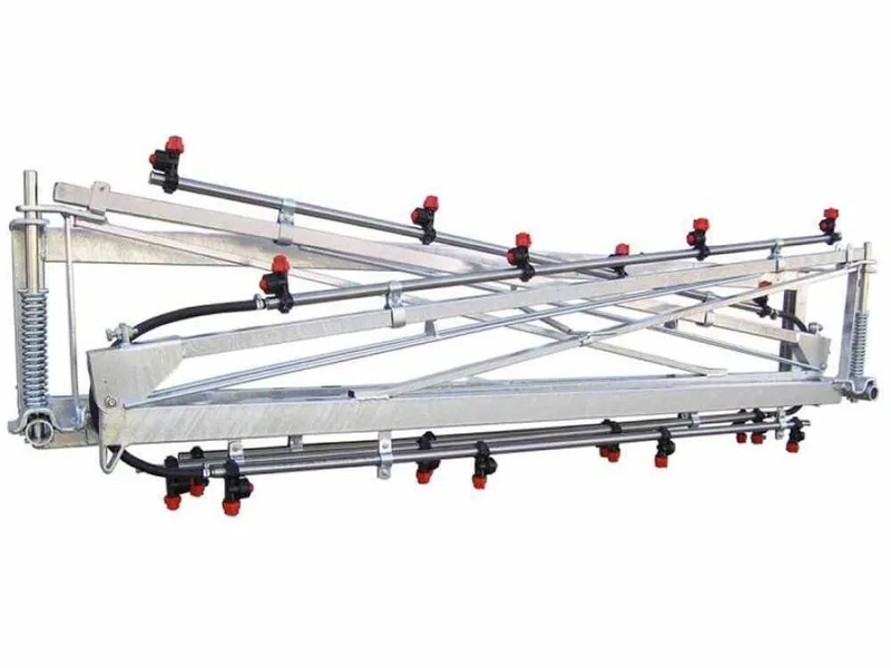 Rampe de désherbage mécanique galvanisée largeur 12 m avec 24 jets
