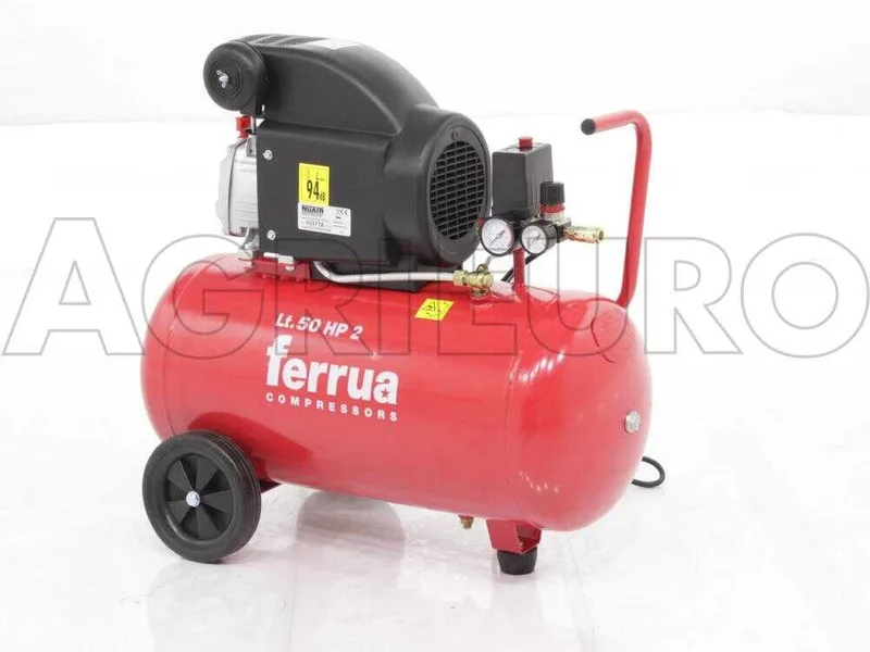 Ferrua RC 2 50 CM2 - Compresseur d'air électrique monophasé - Moteur 2 CV - 50 L à air comprimé