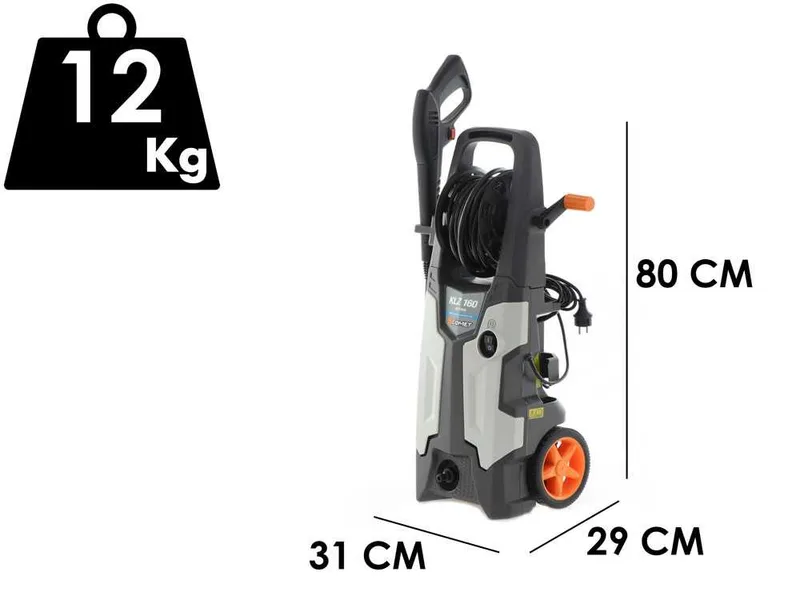 Nettoyeur haute pression à eau froide Comet KLZ 160 Extra - Pression maximale 160 bars