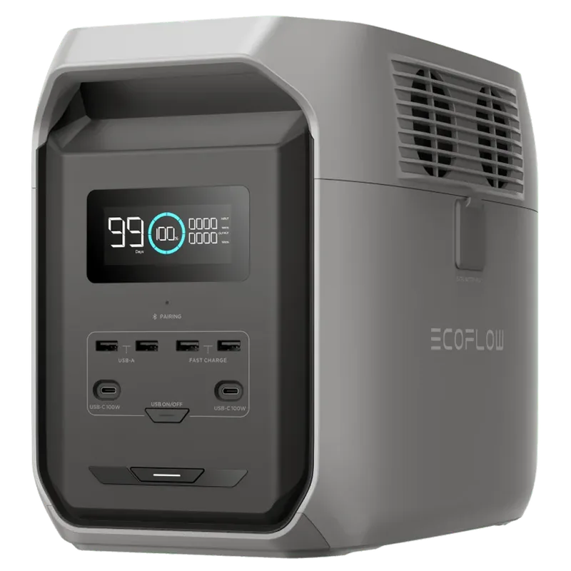 EcoFlow Delta 3 1500 - Batterie PowerStation portable - 1800 W - 1536 Wh/51,2 V