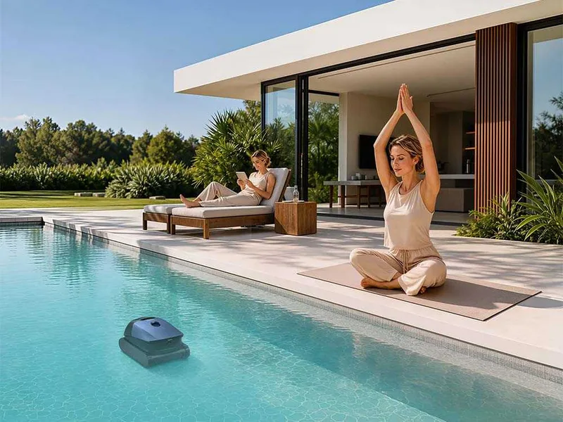 Beatbot Sora 10 - Robot nettoyeur de piscine sans fil - Gestion par App