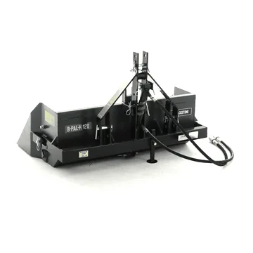 Godet arrière hydraulique pour tracteur BlackStone B-PAL H 120 - de 120 cm - Charge 400Kg