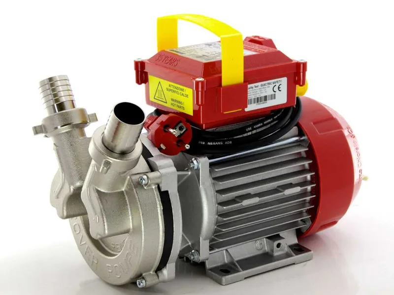 Rover Novax 30 B - Pompe électrique de transfert - Électropompe pour liquides chauds et bière - Monophasée - 230V