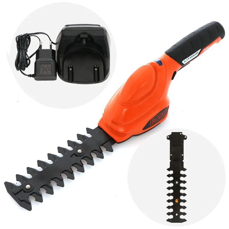 Black & Decker GSL300-QW - Cisaille à arbustes sans fil 3,6 V 1,1 Ah