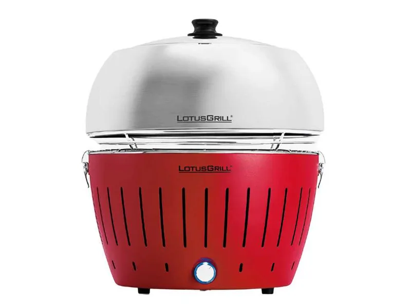 LotusGrill - Hotte en acier inox et verre