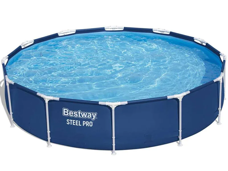 Bestway Steel Pro 56706 - Ø366x76 cm -Piscine ronde pour 5-6 personnes