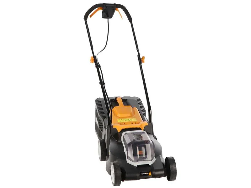 Batavia 7064713 - Tondeuse à gazon sans fil - 18 V 4 Ah - Coupe 32 cm