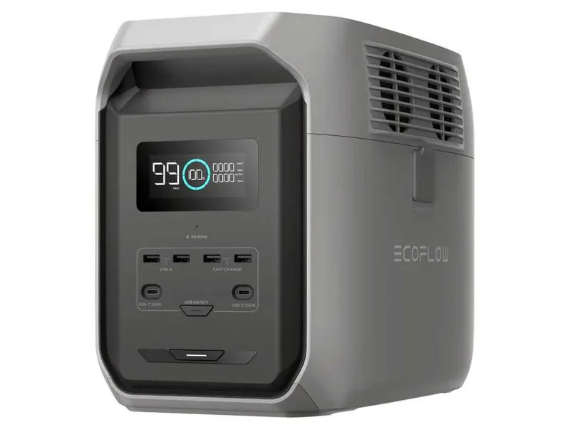 EcoFlow Delta 3 1500 - Batterie PowerStation portable - 1800 W - 1536 Wh/51,2 V
