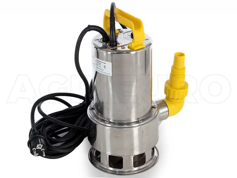 Pompe à immersion électrique pour eaux chargées Lavor EDS-M 15000 en métal - de 1100 watt