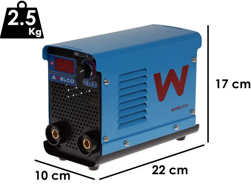 Poste à souder inverter à électrode MMA Awelco AX180 - avec Kit MMA - Cycle 160A