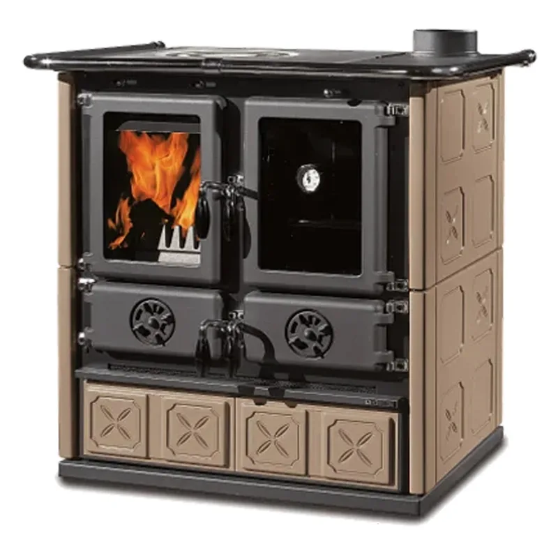 La Nordica ROSETTA.16 Majolica - Taupe cuisinière à bois